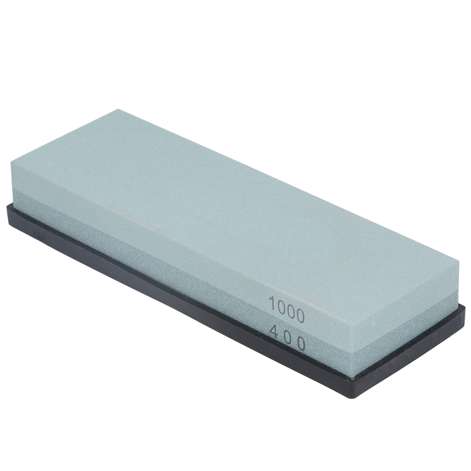 Doppelseitiger Schleifstein, Körnung 400/1000, Finish-set Mit Rutschfester Gummibasis