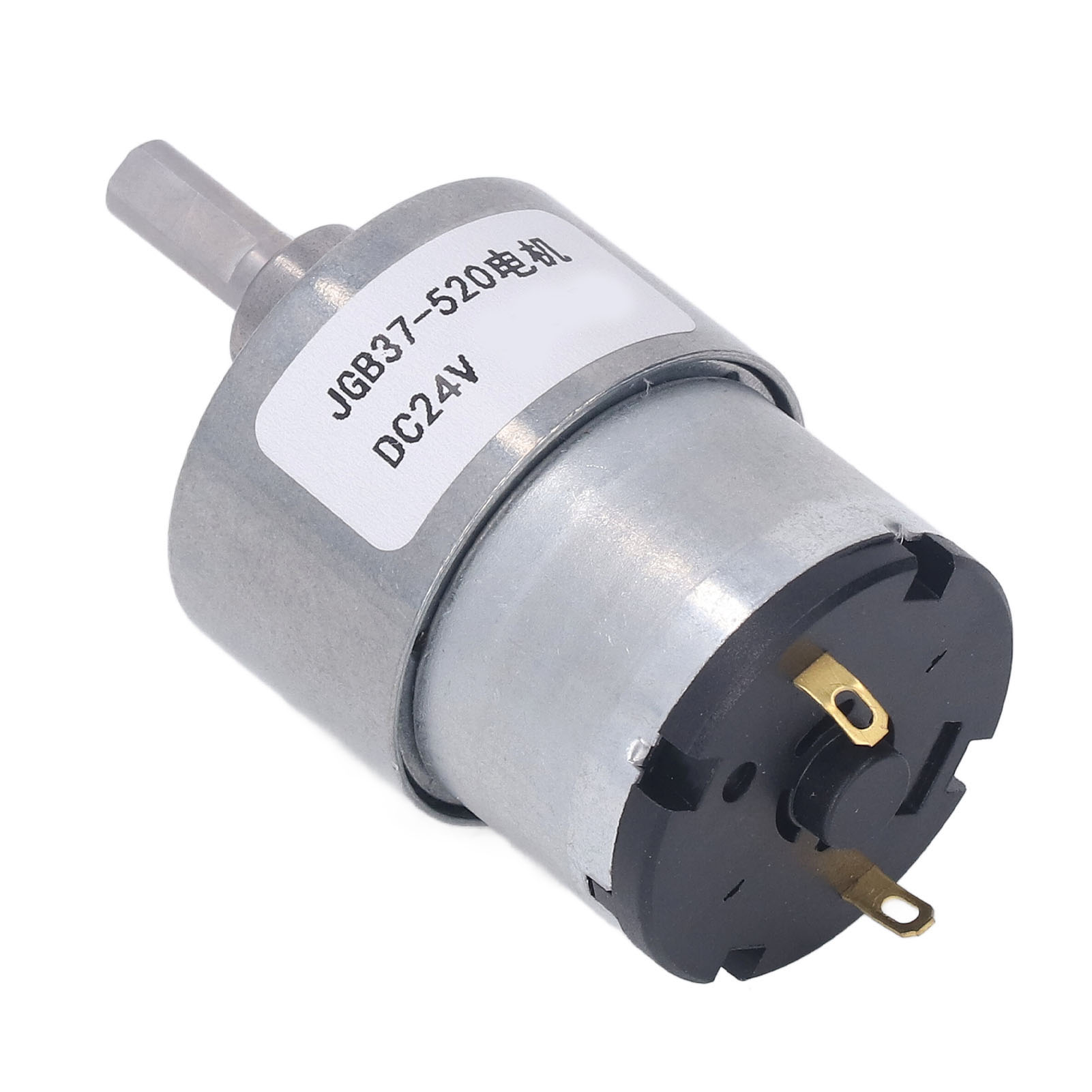 24-v-gleichstrom-getriebemotor Mit 66 U/min, Gehäuse Aus Korrosionsbeständiger Aluminiumlegierung, Schneckenrad Aus Messing, Reibungsarm, Reversibel, Hohes Drehmoment