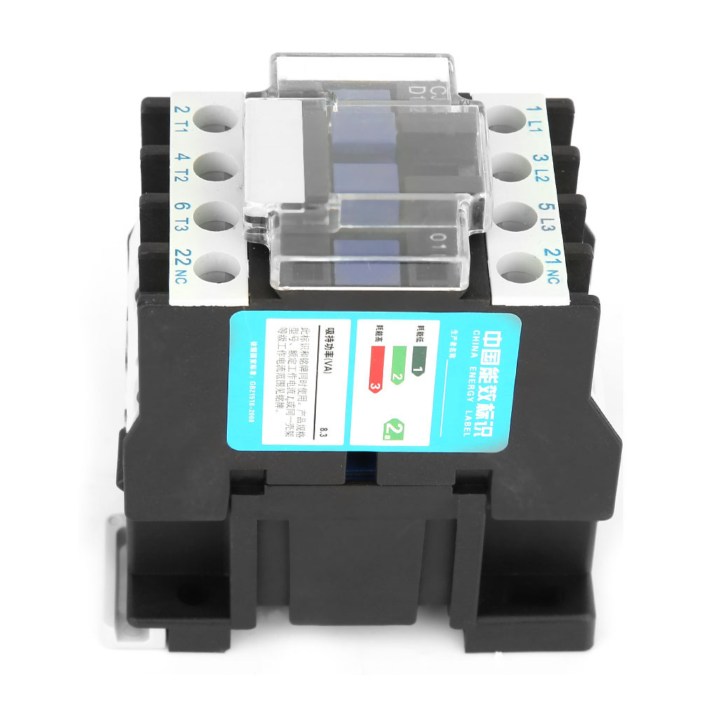 Modulares Din-schienen-schütz Ac 220v 12a Cjx2-1201, Industrielles Elektrisches Schütz Für Schaltschränke Und Schalttafeln