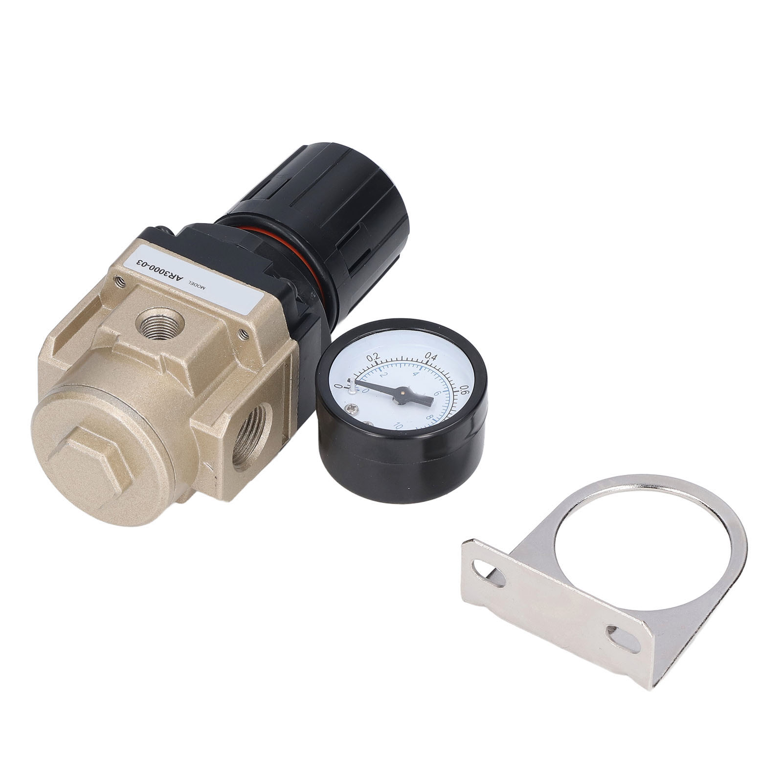 G3/8 Luftdruckregler, Pneumatischer Filter Mit Manometer (0,05–0,85 Mpa), Modell Ar3000-03