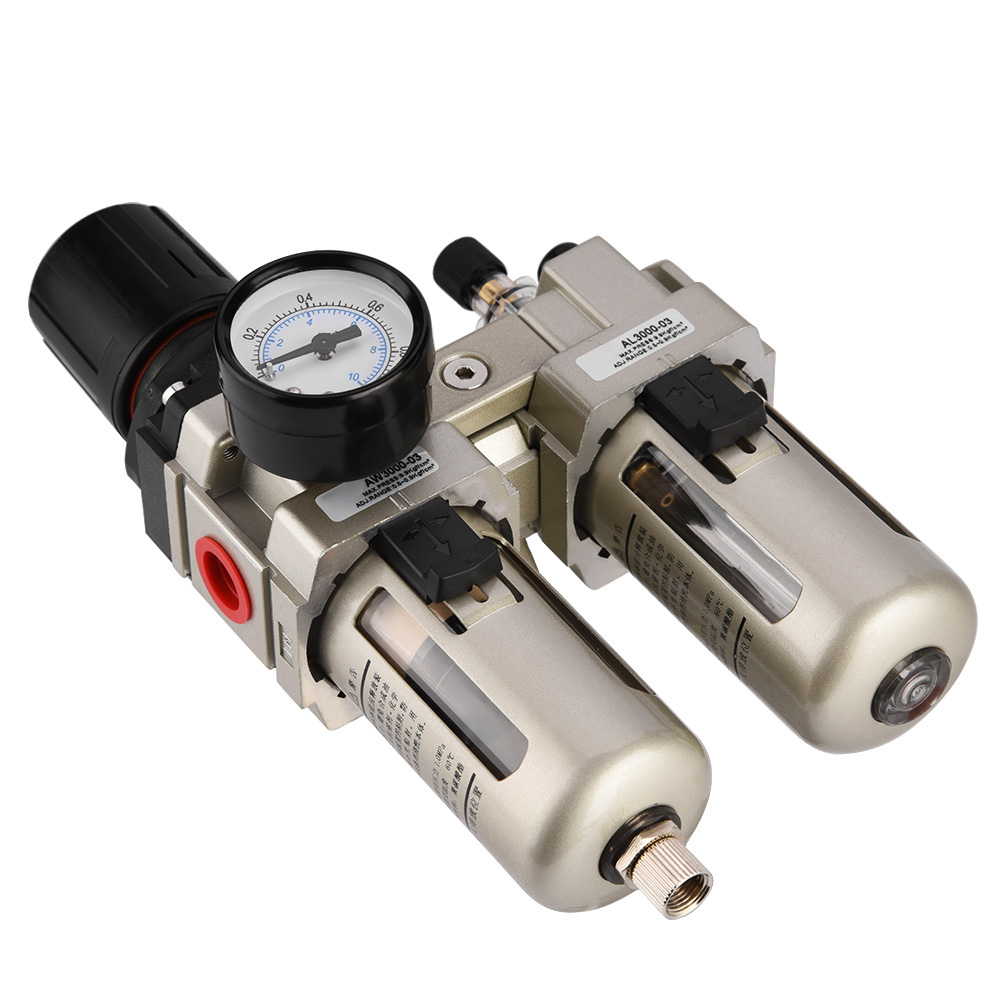 Ac3010-03 Druckluftregler Aus Aluminium, Wasserfilter Mit Feuchtigkeitsabscheider, 3/8"-anschluss, 1 Stück