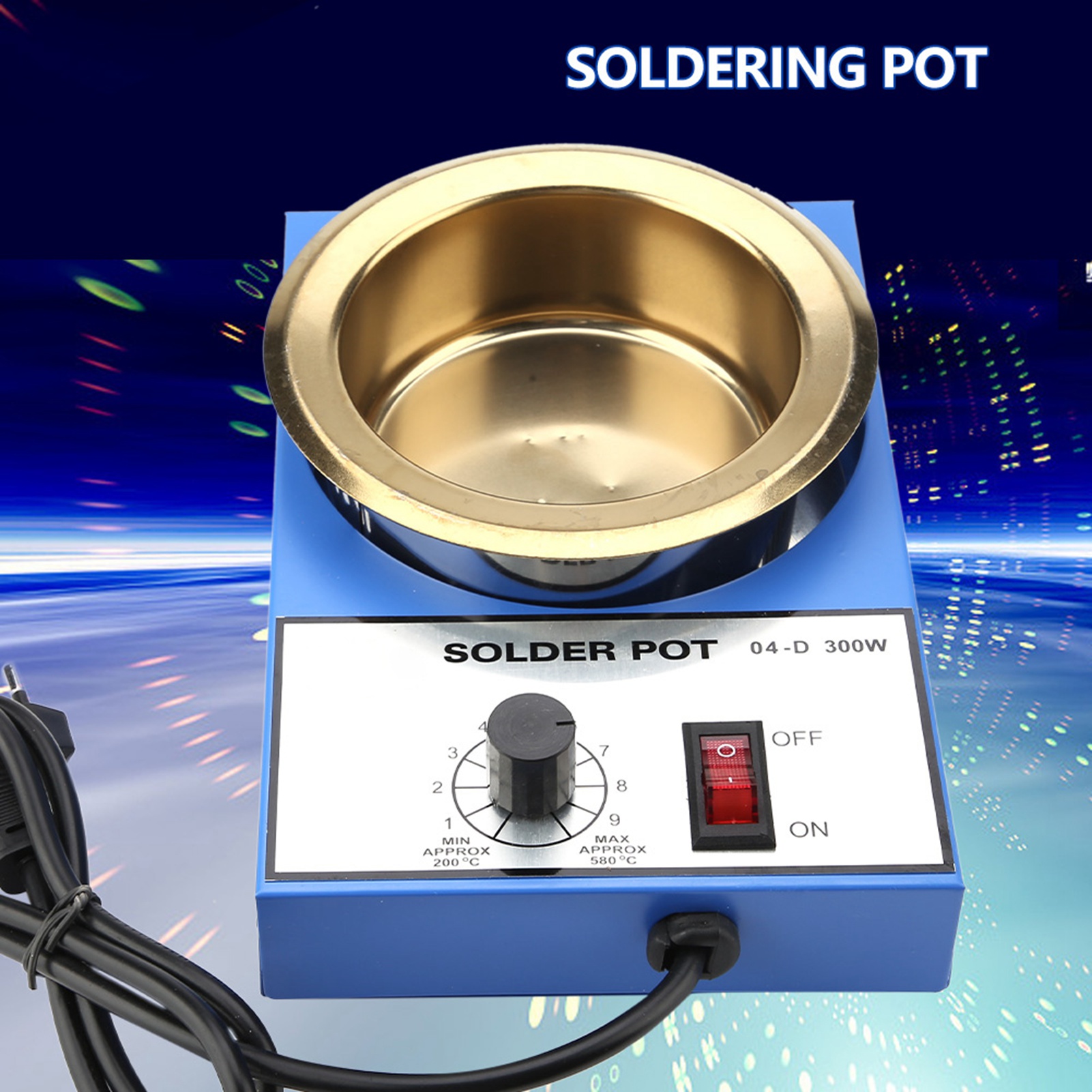 100-mm-entlötbad, 220-v-300-w-löttopf Mit Eu-stecker