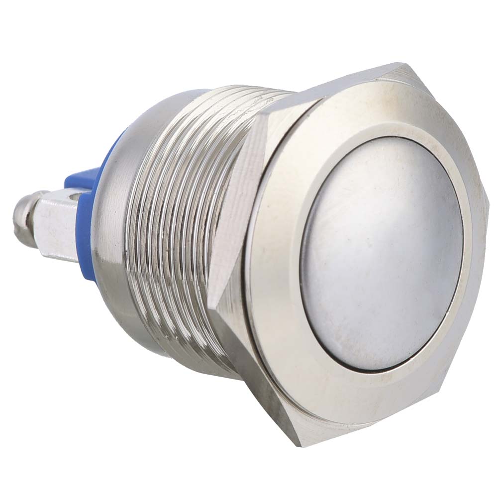 Wasserdichter Metall-druckknopf, 19 Mm, 40 Stück, Vorübergehend Selbstrückstellend, 2-poliger Rundkopf