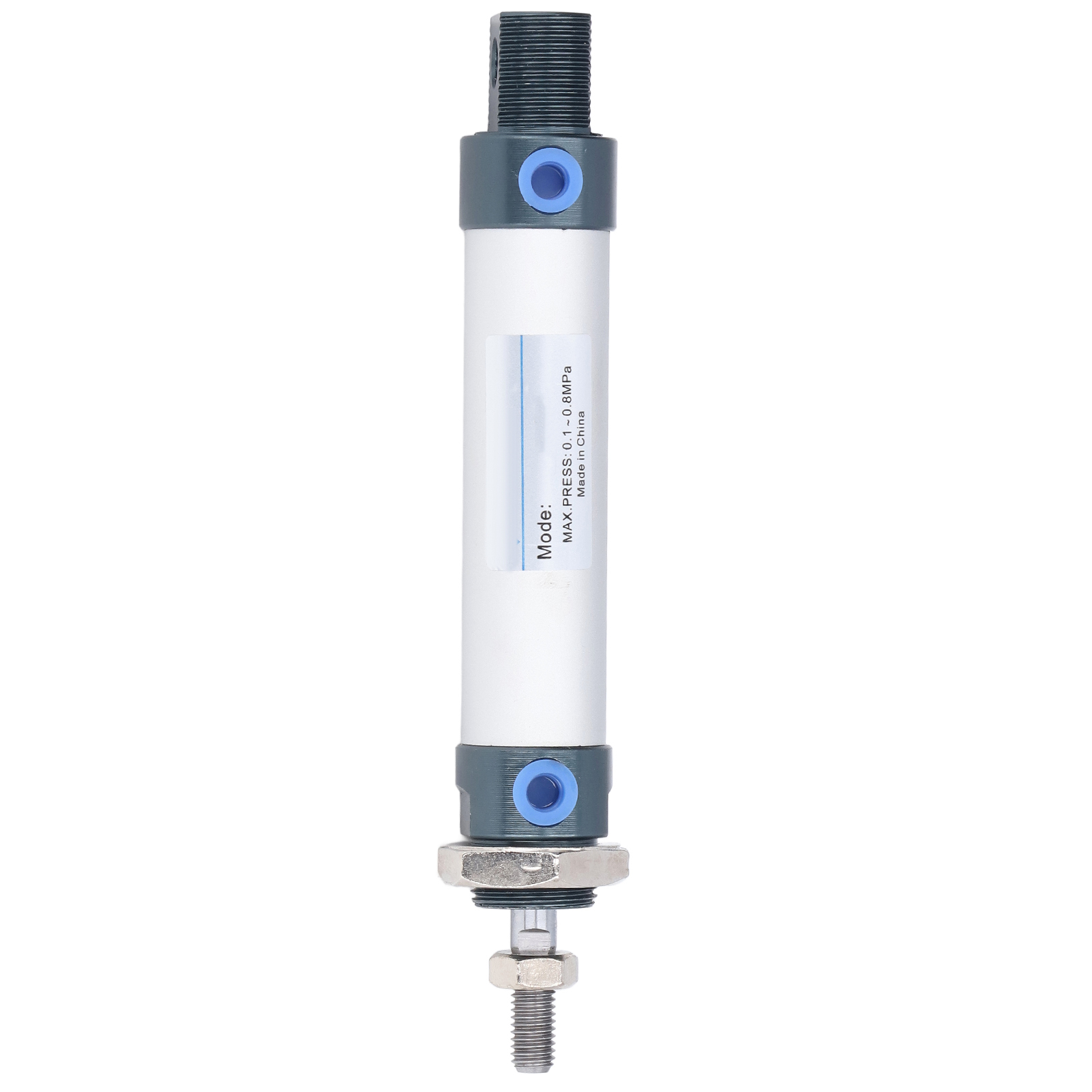 Mini-pneumatikzylinder, 20 Mm Bohrung, Doppeltwirkend, 0,1–0,8 Mpa, Aluminium, Mal20, 25 Mm Hub