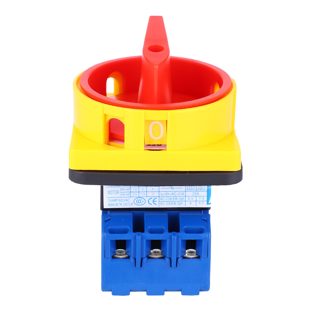 2-stufiger Verriegelungs-umschalter, 25 A, 600 V Ac, Kunststoff
