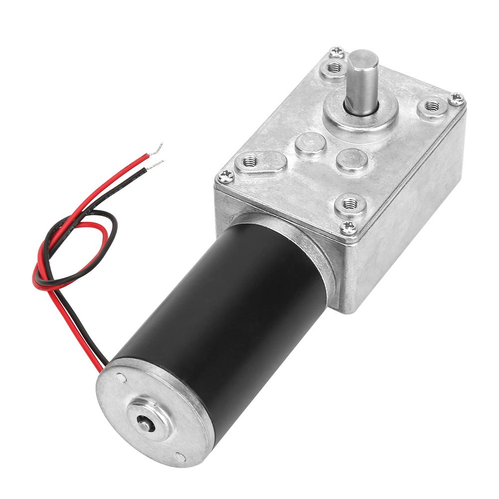 24v 200u/min Reversibler Schneckengetriebemotor, 8mm Welle, Drehzahlminderer