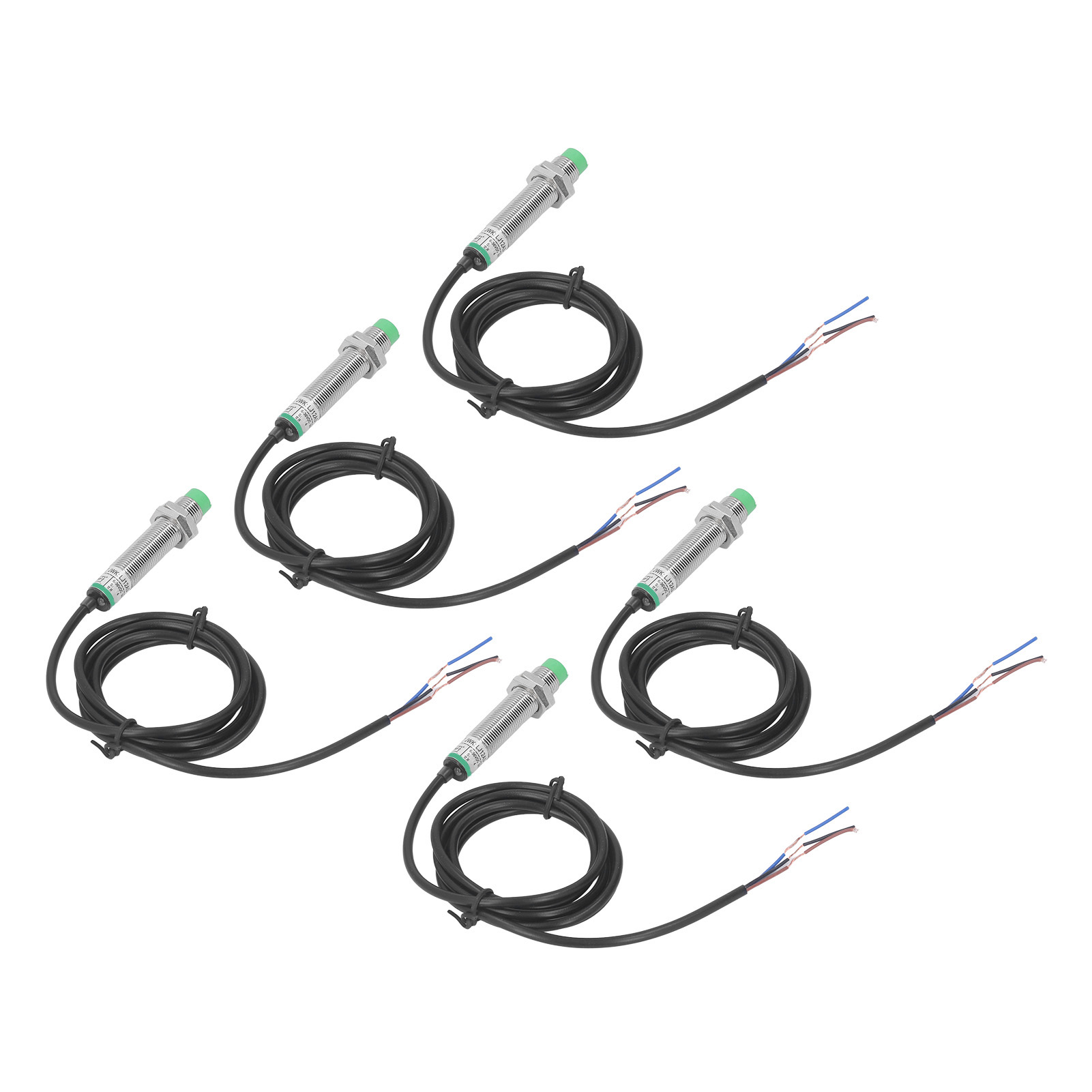 M12 Npn-öffner-näherungssensor, Induktiv, 6–36 V Dc, 5er-pack, Kontaktloser Schalter