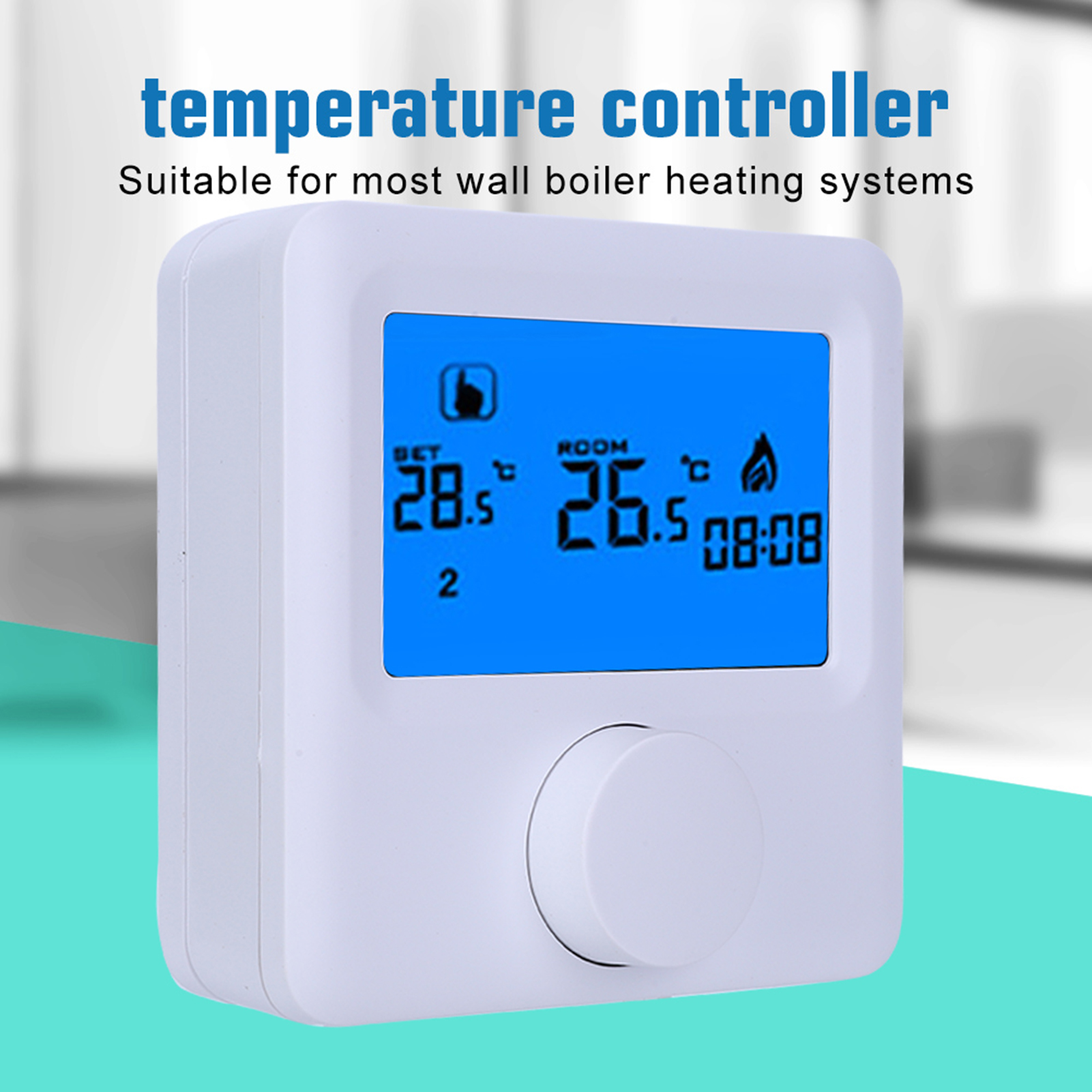 Drahtloser Rf-lcd-digitalthermostat-temperaturregler Für Elektrische Heizsysteme