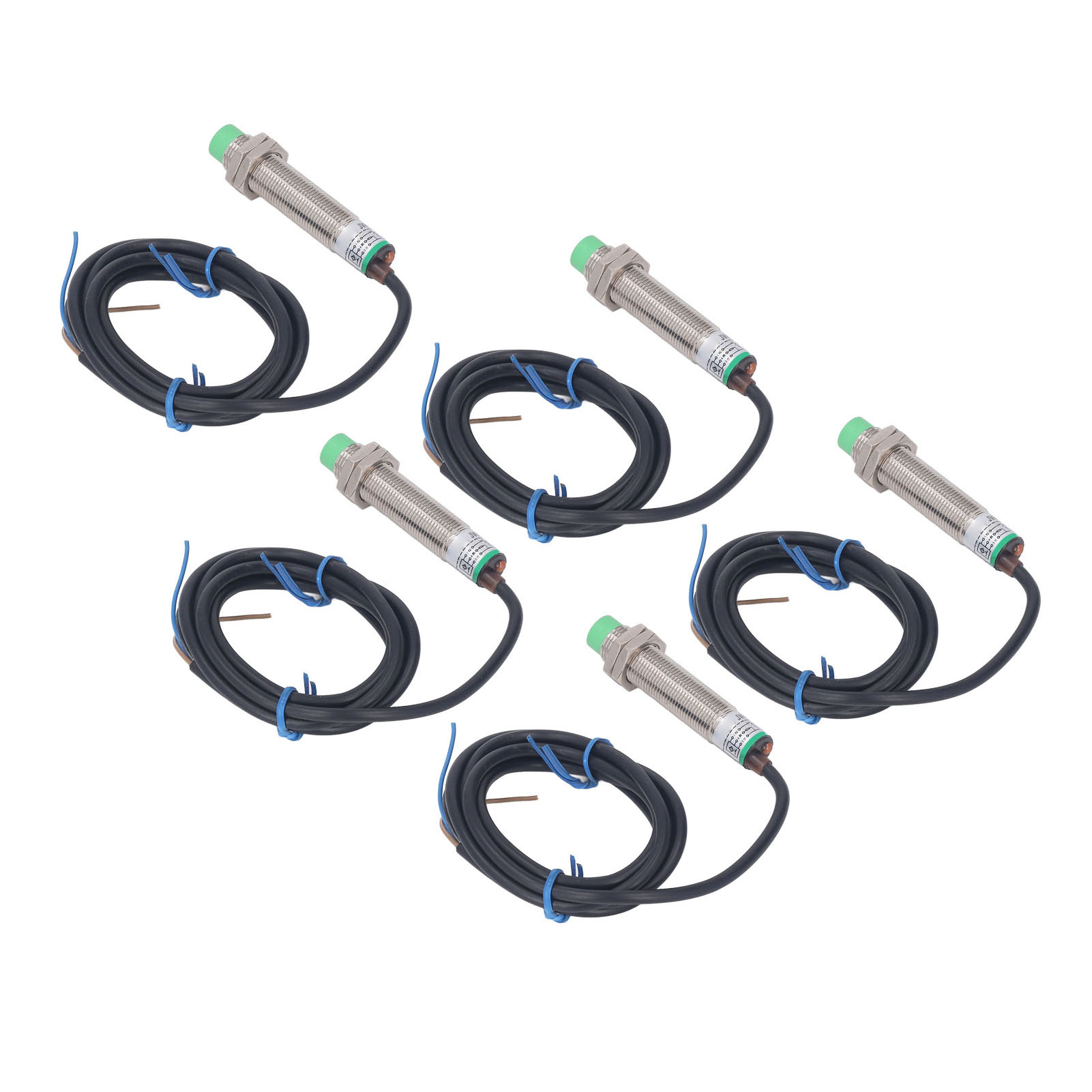 M12 Pnp Nc Ip65 Induktiver Näherungssensor, Berührungsloser Näherungsschalter, 6–36 V Dc, 5er-pack