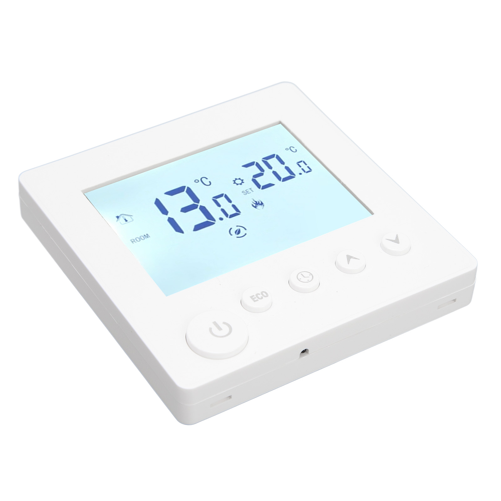 Digitales Thermostat Mit Lcd-display, Programmierbarem Timer, Temperaturregler, Wechselstrom 90–240 V, Für Heizung, 16-a-kabel, 3 Meter Sensor