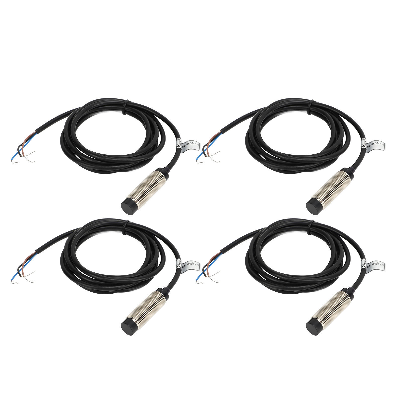 Satz Mit 4 Npn-nc-3-draht-induktionssensoren, 4 Mm Erfassungsabstand, 6–36 V Dc Spannung, Näherungsschalter