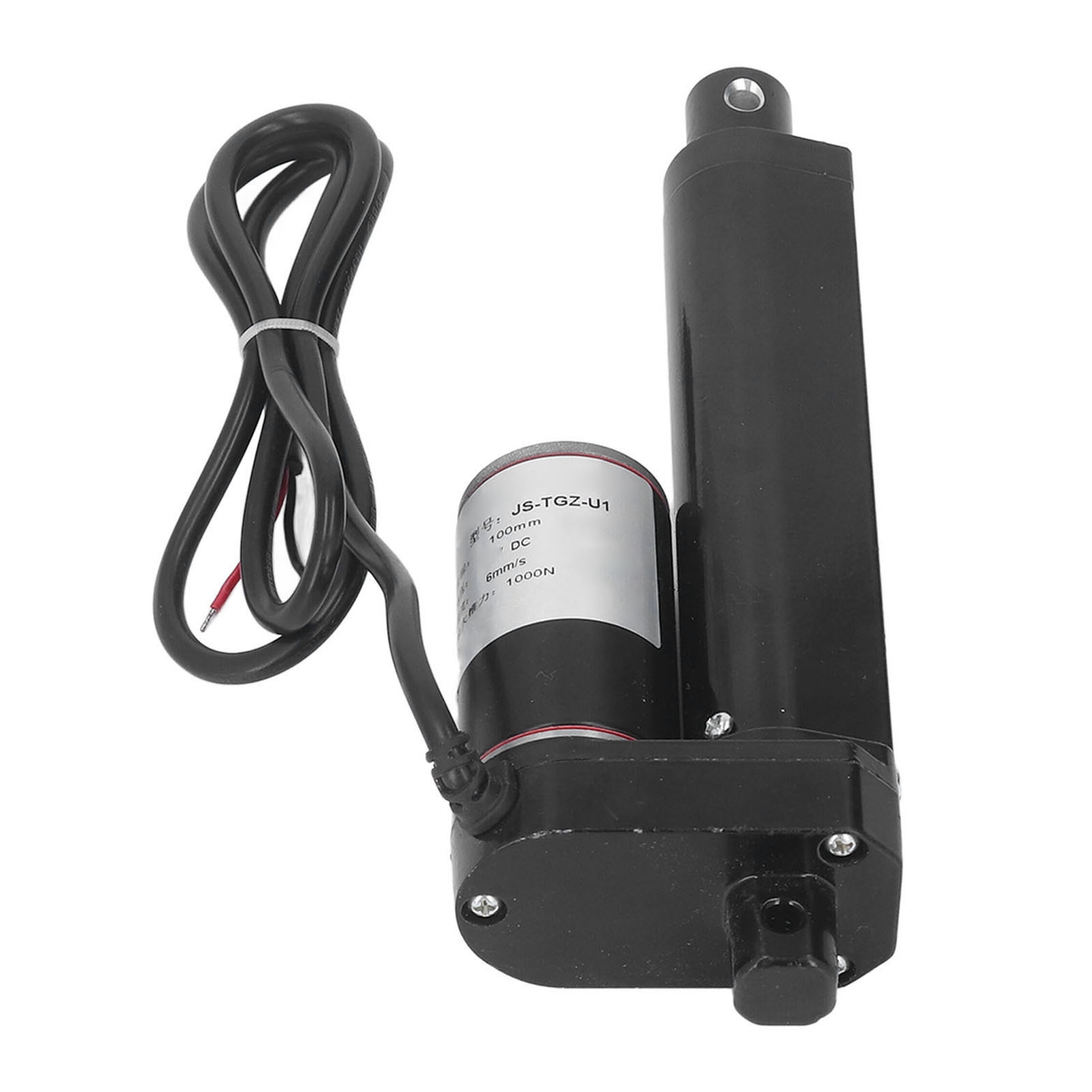 Linearer Elektrischer Stellantrieb Mit 100 Mm Hub, 1000 N Und 24 V Für Maschinen Und Anlagen, Inklusive Steuerung Und Fernbedienung