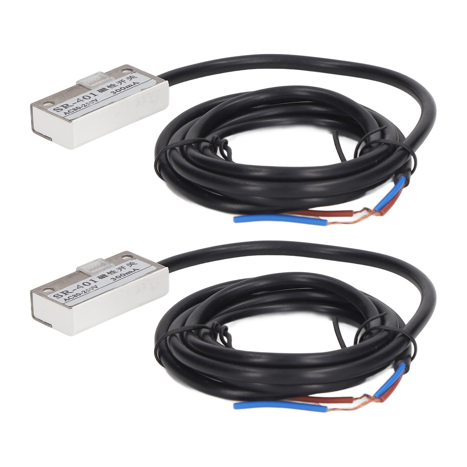 2-draht-magnet-näherungssensor, 5 Stück, Normalerweise Offen, Magnetschalter 300 Ma, Wechselstrom 80–250 V