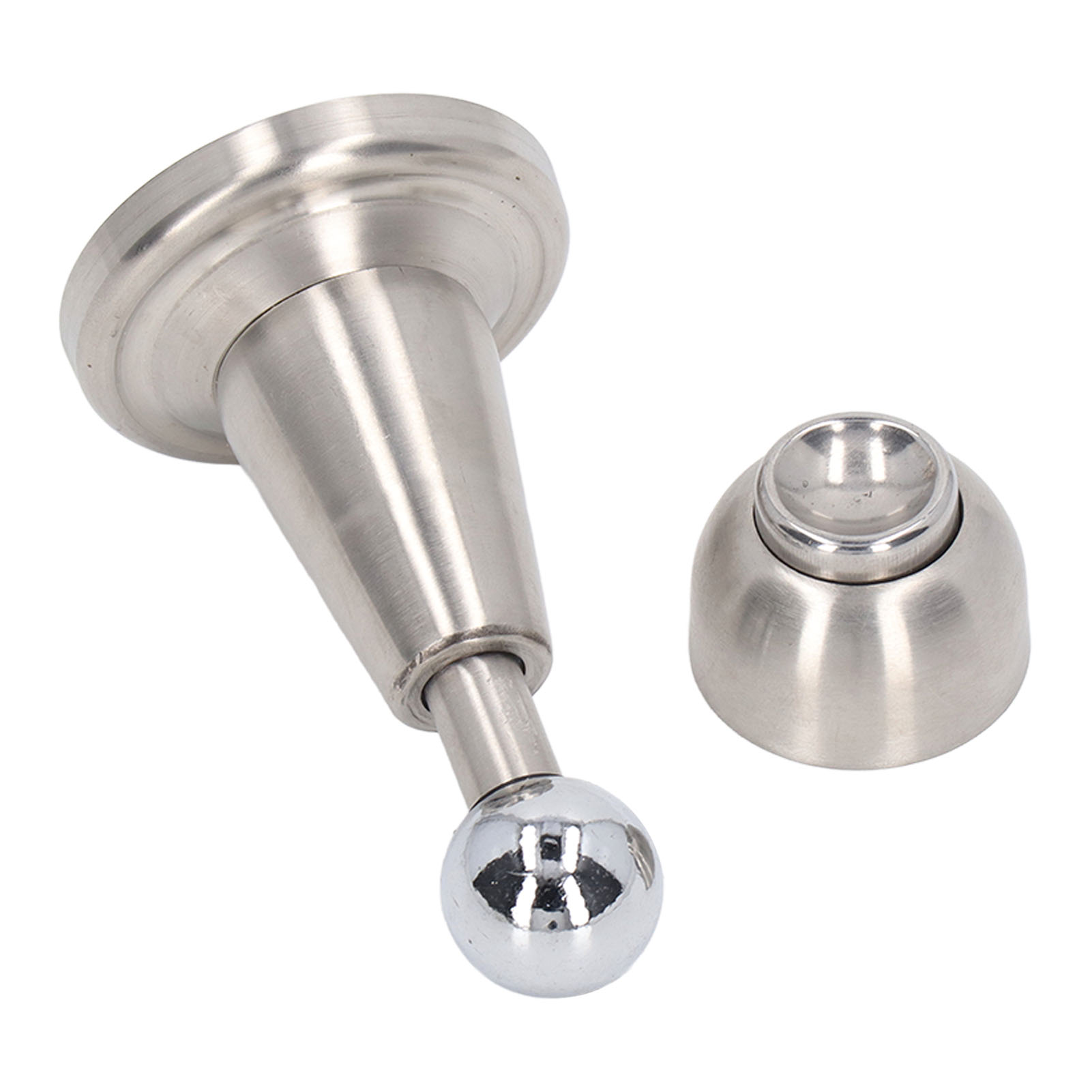 Magnetischer Türstopper Mit Hydraulischem Dämpfer, Wandmontage, Edelstahl 304, Modern