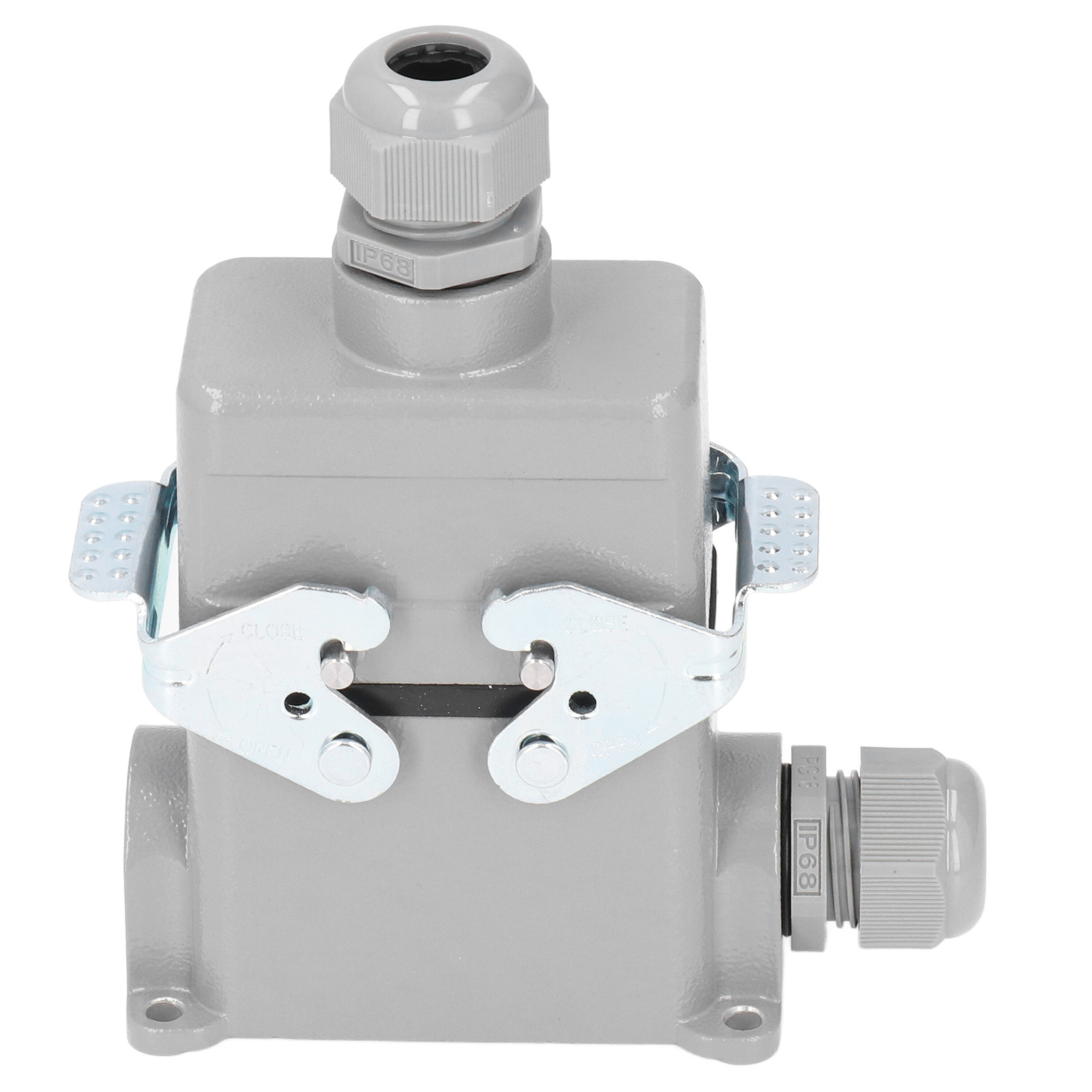 Wasserdichter Industriestecker, 16 A 500 V, Rechteckiges Gehäuse Aus Aluminiumguss, Robuster Stecker Und Buchse Für Den Einsatz Unter Hoher Belastung.
