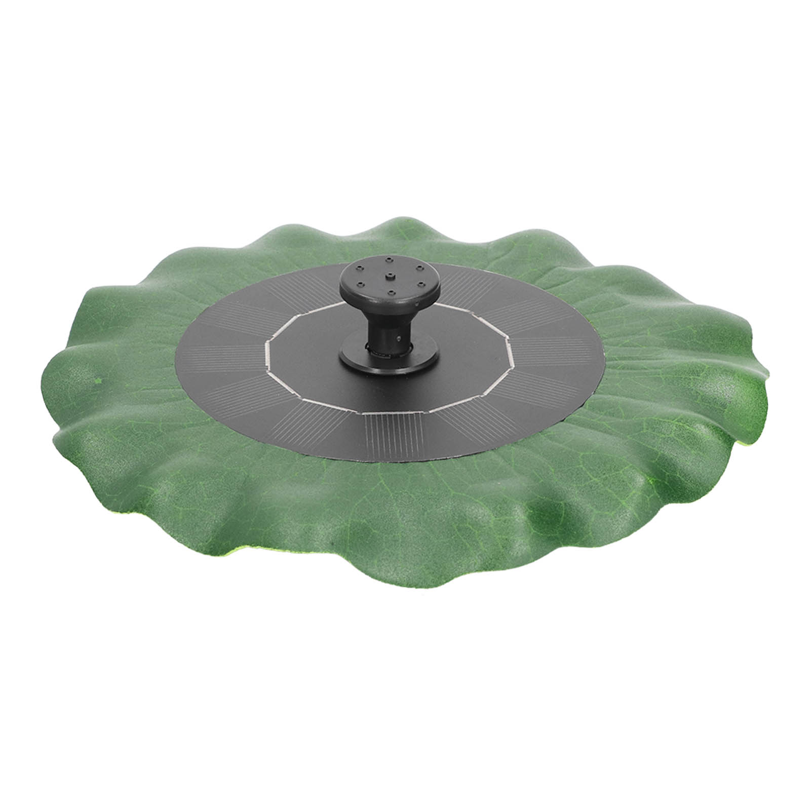 Schwimmender Solarbrunnen Aus Abs Mit 8 Düsen, Niedrigpegelschutz, Lotusblatt-design, Für Garten Und Teich