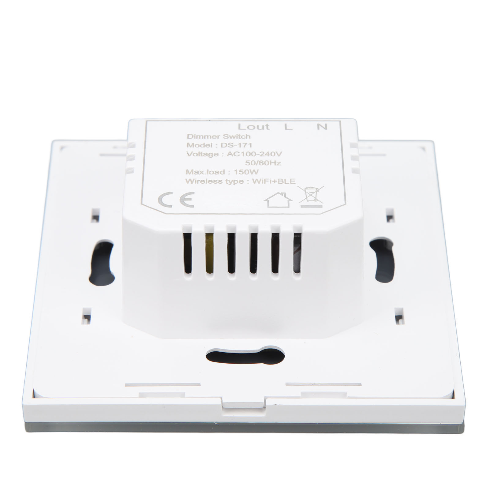 Led-dimmer Mit Wlan Und Bluetooth, Smart-touch-schalter, Timer, Sprachsteuerung, Smartphone-app, Lichtdimmung, Ac 100–240 V