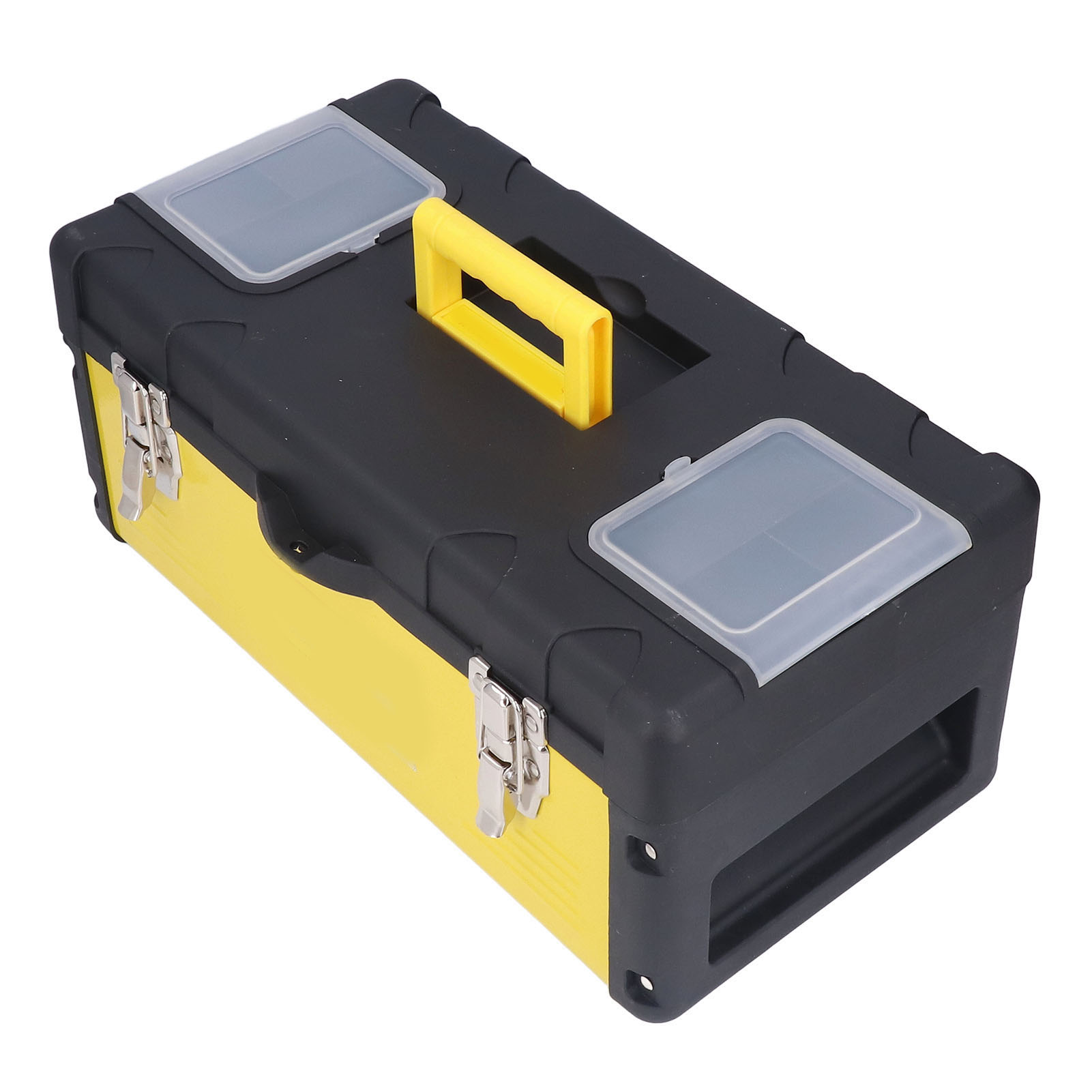 Großer, Tragbarer Werkzeugkasten, Aufbewahrungsbox Aus Kunststoff Und Metall Für Reparatur- Und Heimwerkerprojekte, Organizer Sk-1159-15