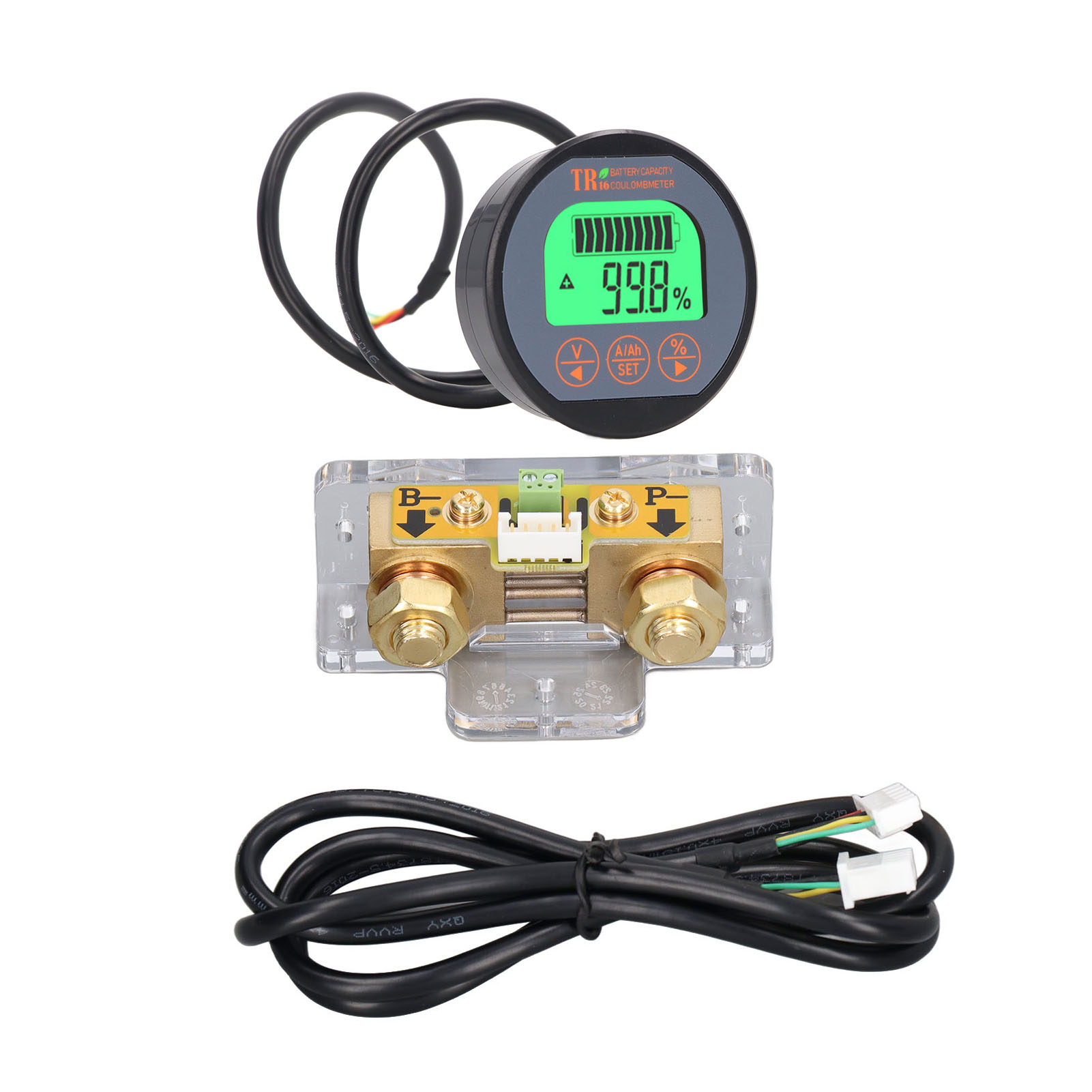 Wasserdichter 8-120v 500a Batteriedetektor Mit Verpolungsschutz Und Voltmeter-spannungsanzeige