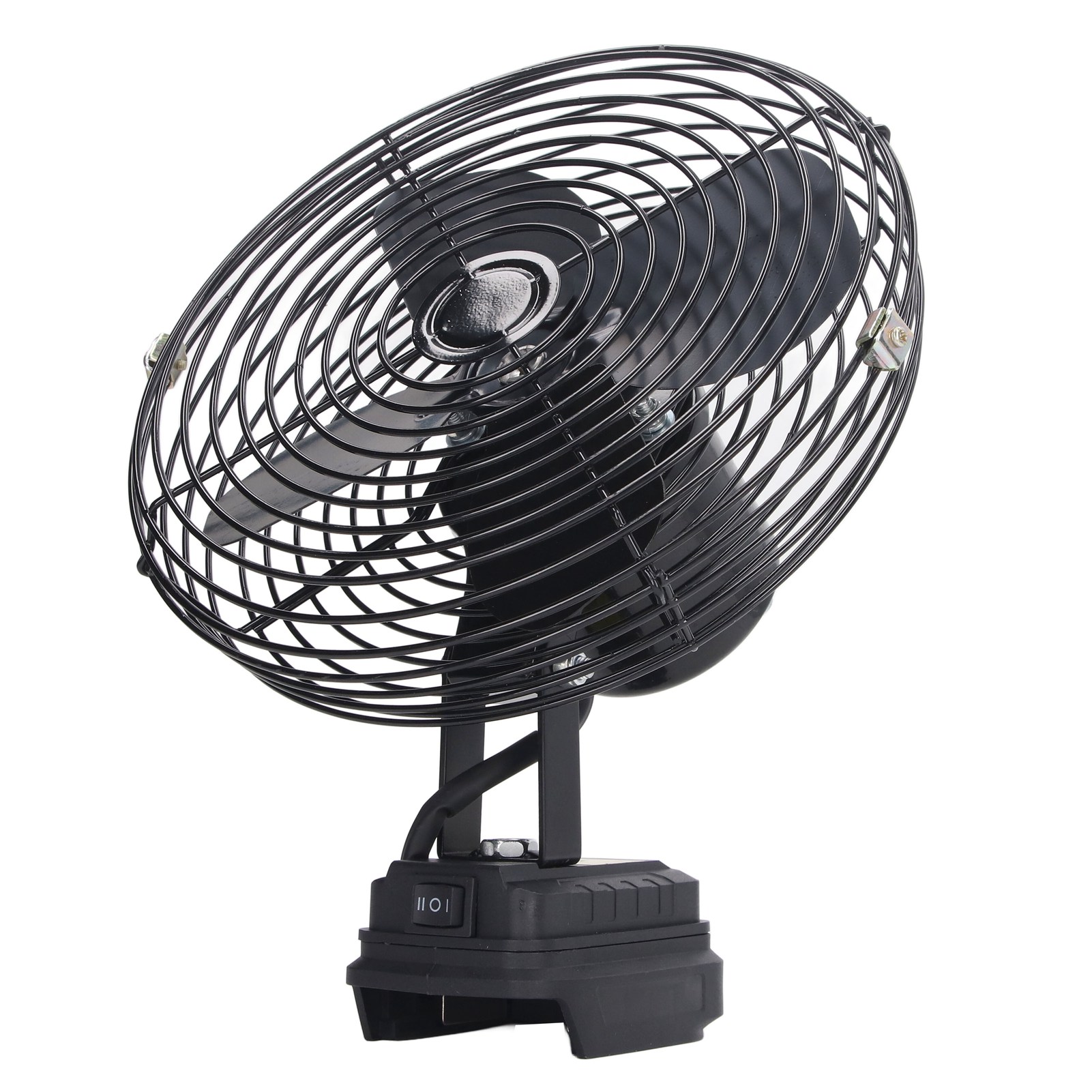 30-watt-ventilator, 8 Zoll (ca. 20 Cm), Tragbar, Wiederaufladbar, 18-v-lithium-akku, Für Camping