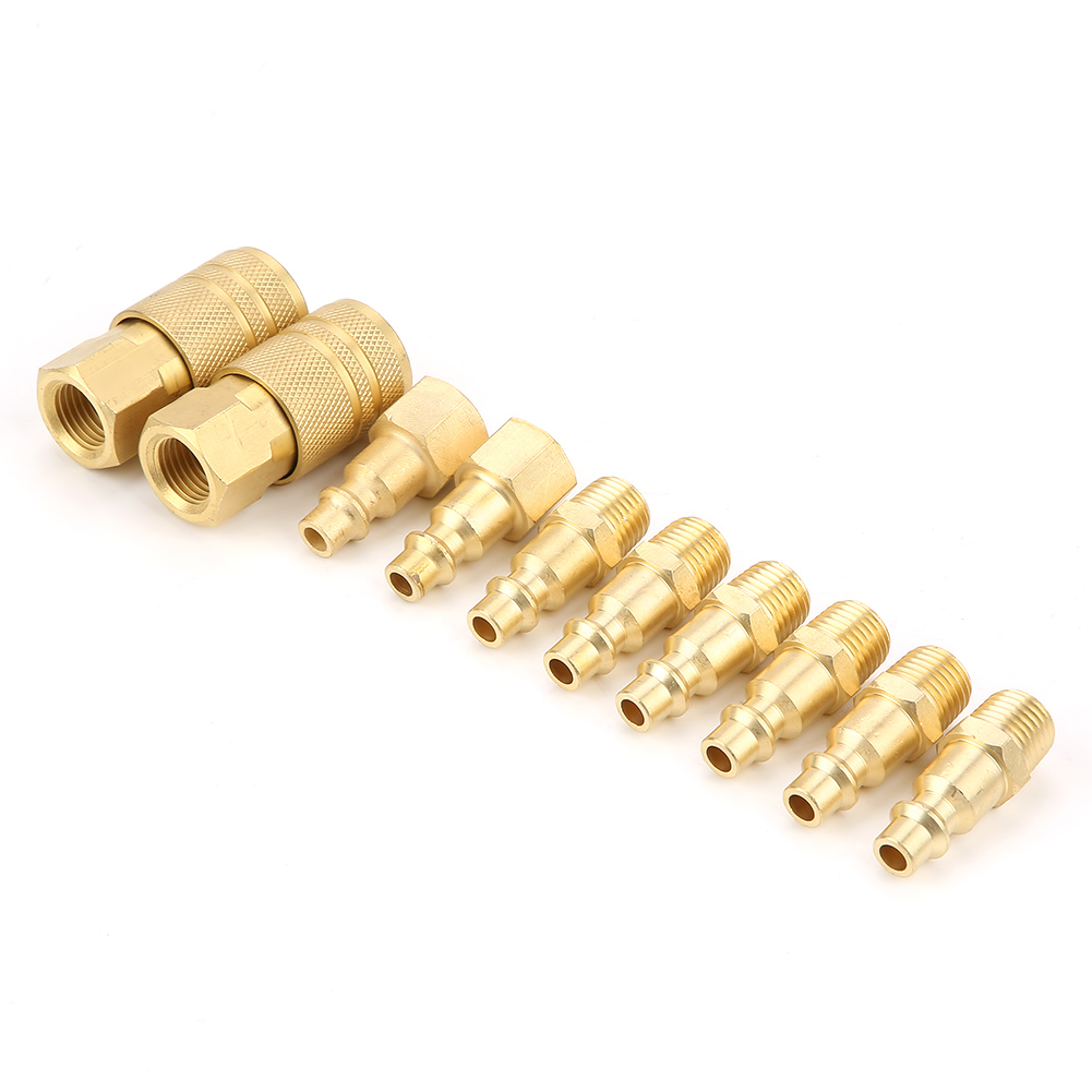 1/4"-npt-zubehörschlauch Für Luftkompressor, Schnellkupplung, 10-teiliges Set, Anschlusswerkzeug