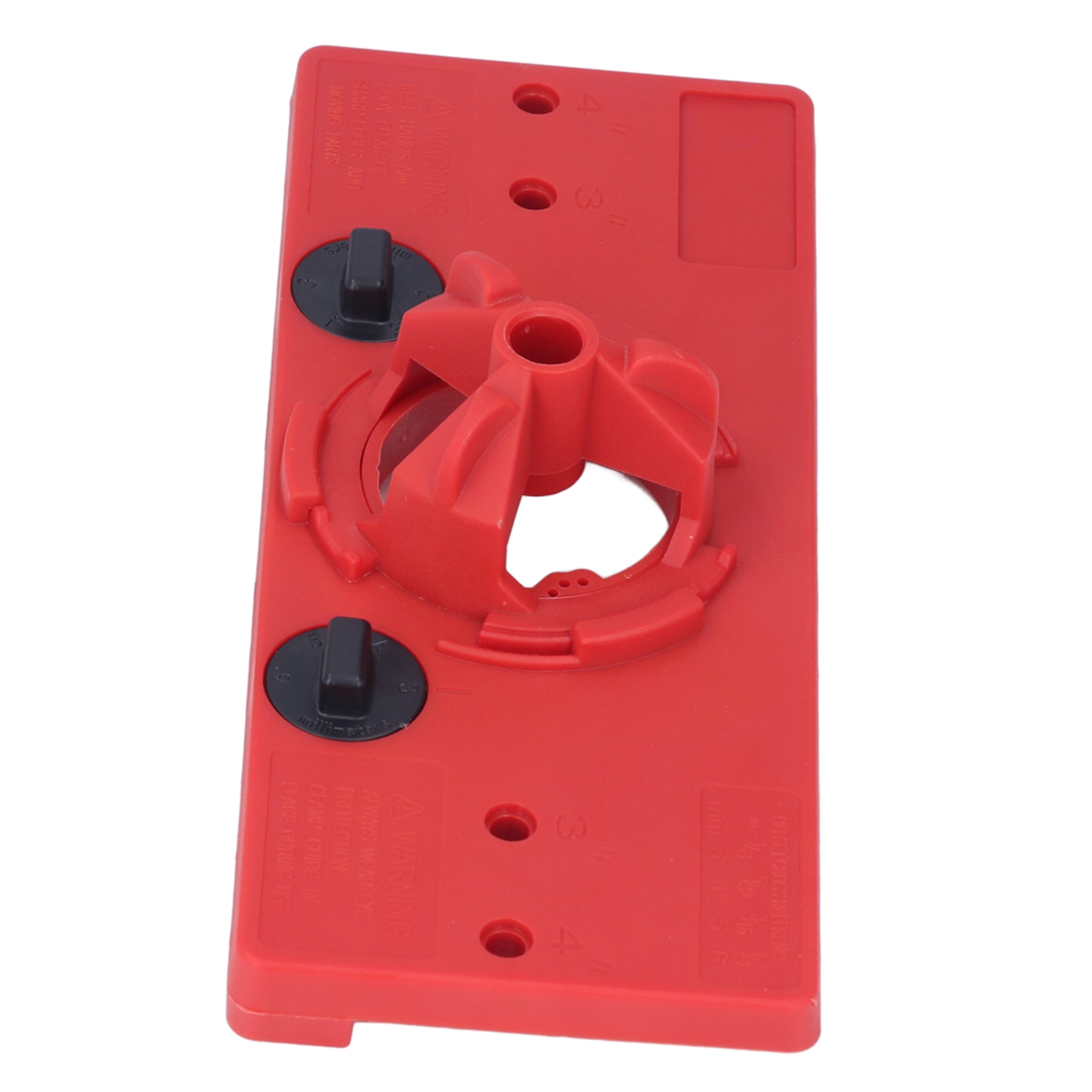 35-mm-bohrschablonen-set Für Unsichtbare Scharniere, Schranktür-bohrlehre Mit 2 Holz-f-klemmen, Rot