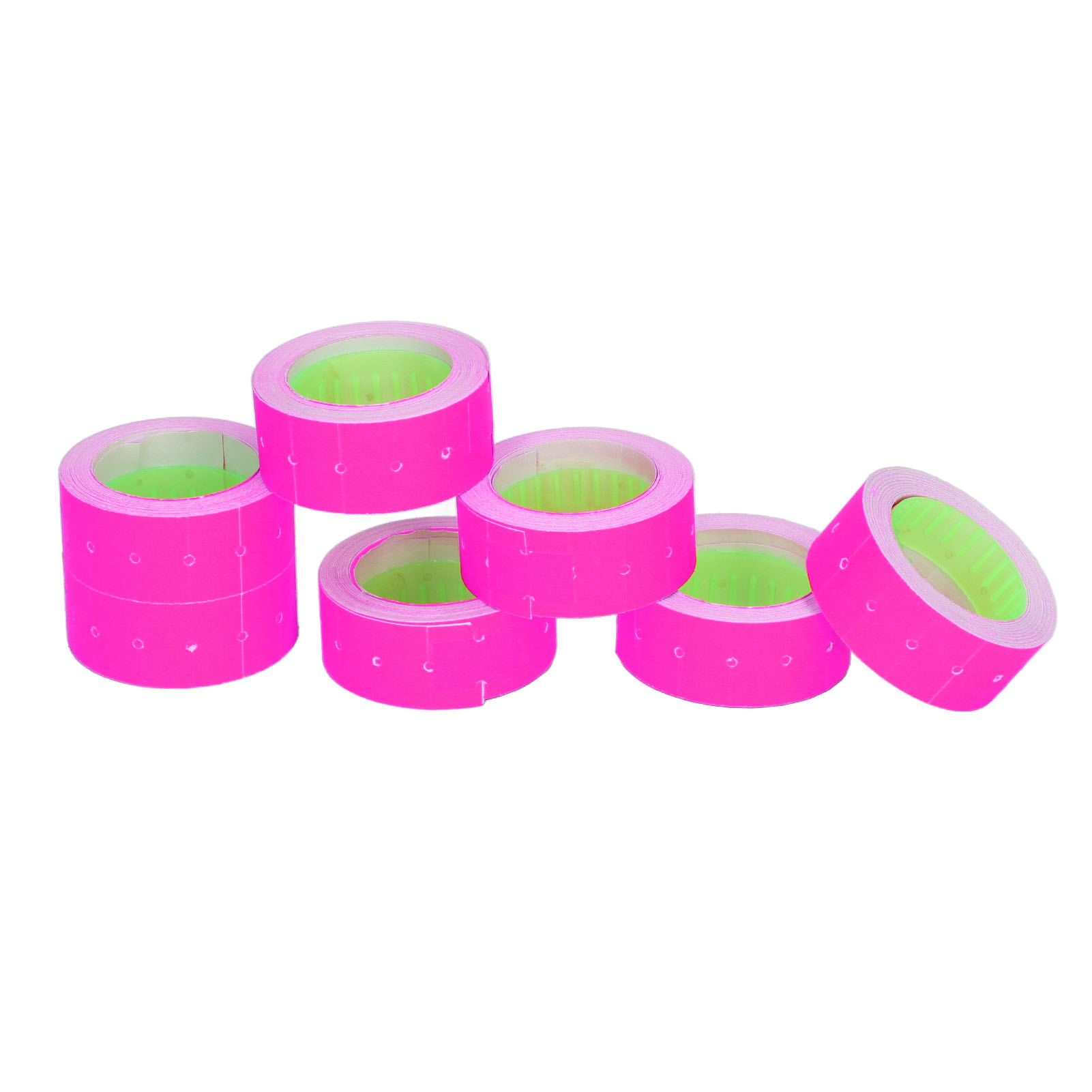 3er-pack Preisschildrollen, 15.000 Stück, Einreihig, 21 X 12 Mm Streifen, Für M5500 Mx5500 Spritzpistole, Rot