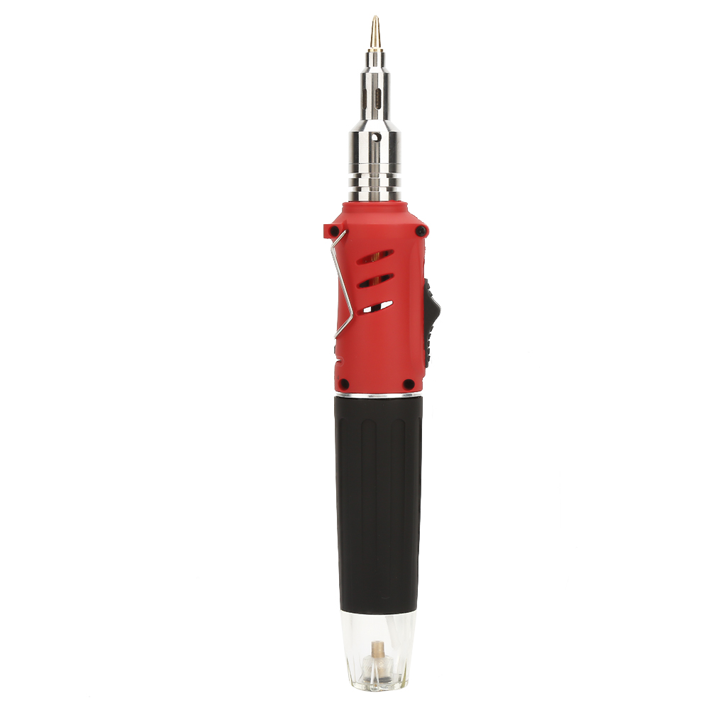 Hs-1115k Akku-butan-lötkolben, 10-teiliges Multifunktionsset, Gaslöttuch, Rot