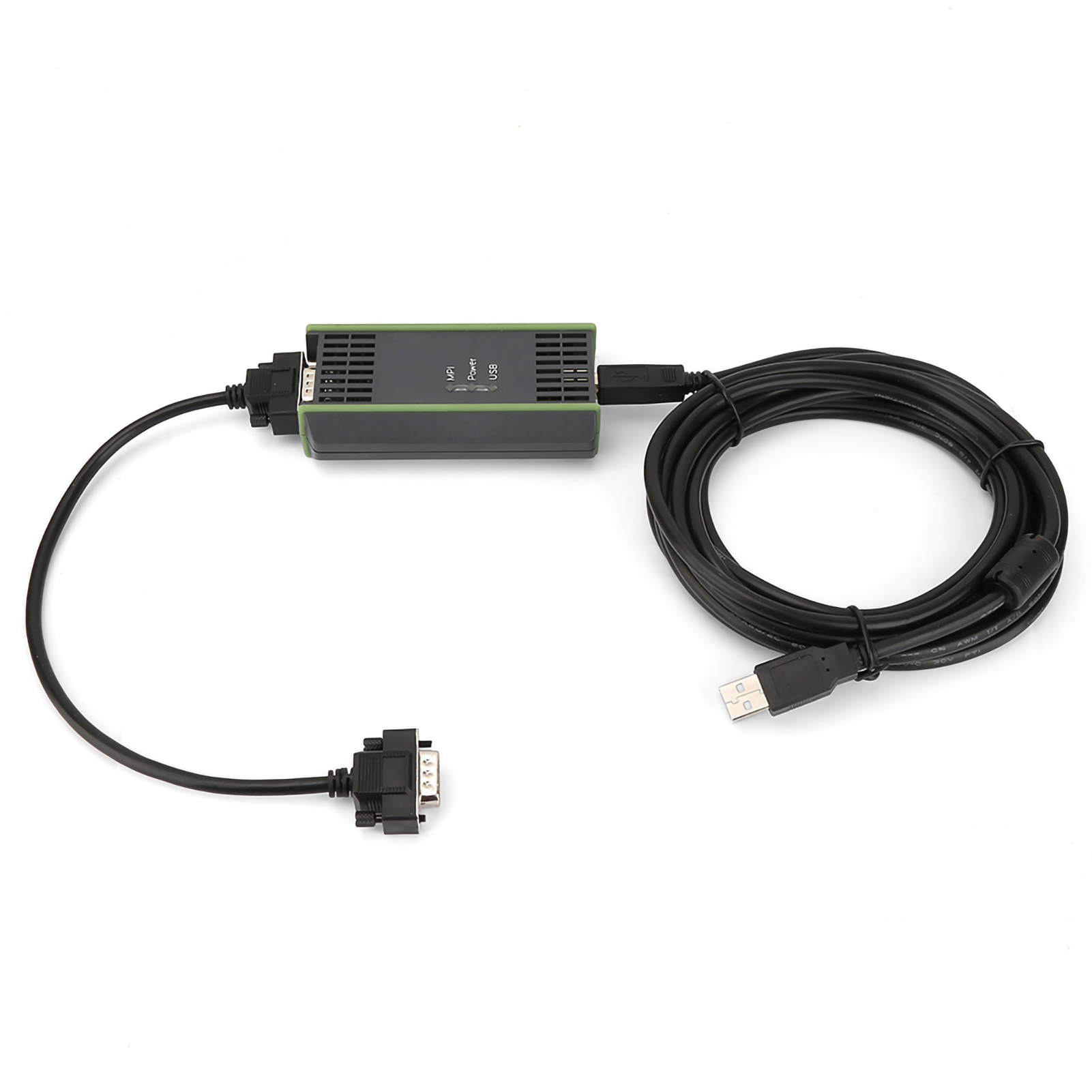 Schwarzes, Isoliertes Programmierkabel Für Siemens S7-200 300 400 Sps, Teilenummer S7972-0cb20-0xa0