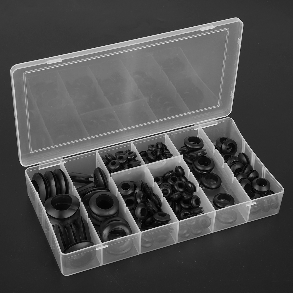 Packung Mit 200 Schwarzen O-ringen Aus Gummi, Durchmesser 3/16", 1/8", 1/4", 5/16", 3/8", 1/2", 5/8", 3/4" - Dichtungsringe