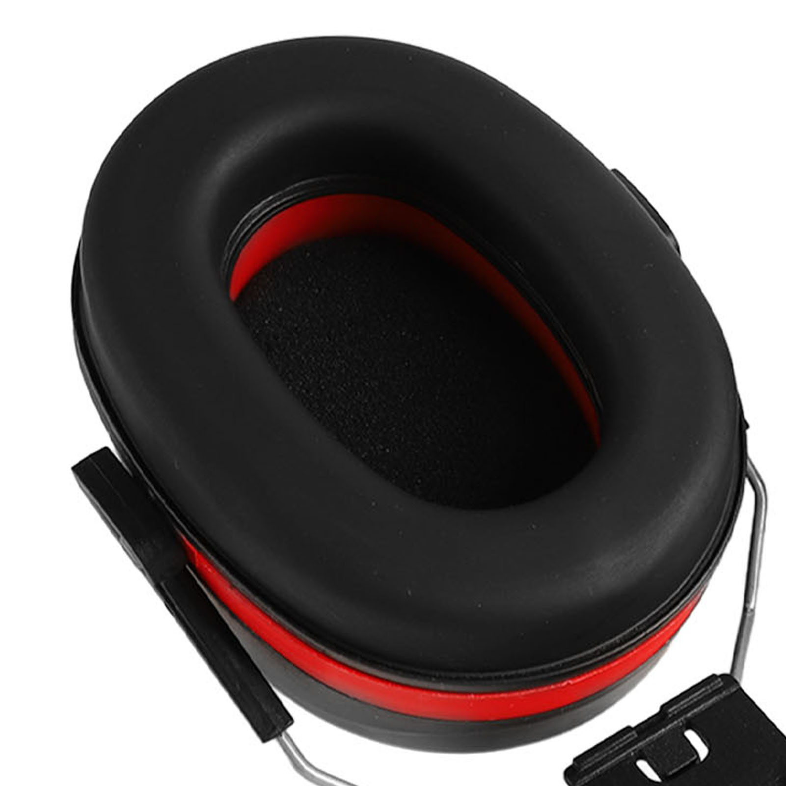 Lärmdämpfender Bauhelm Mit Verstellbaren, Verlängerbaren Ohrschlaufen, 2er-pack, Rot Und Schwarz