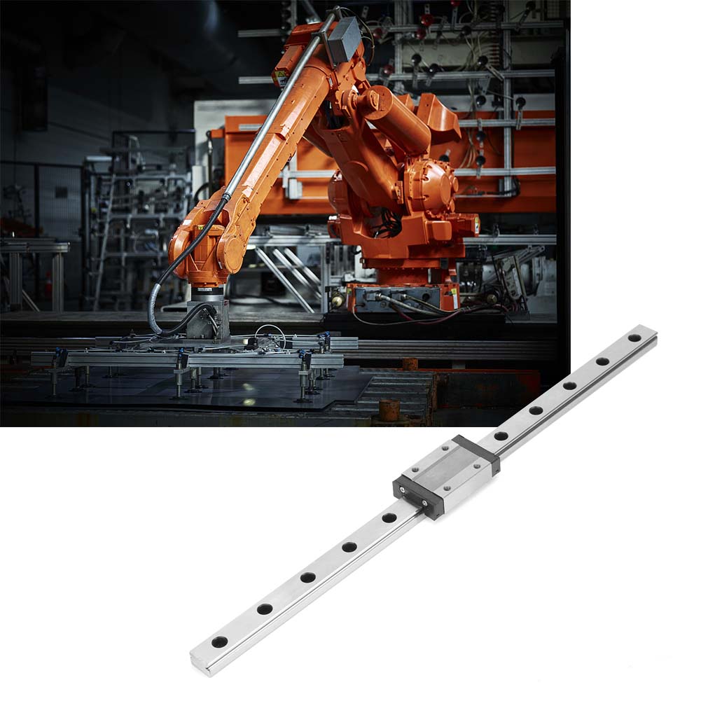 Miniatur-linearschlitten Mgn12h Schwarz, 12 Mm Breit, Gleitblock, 300 Mm Hub