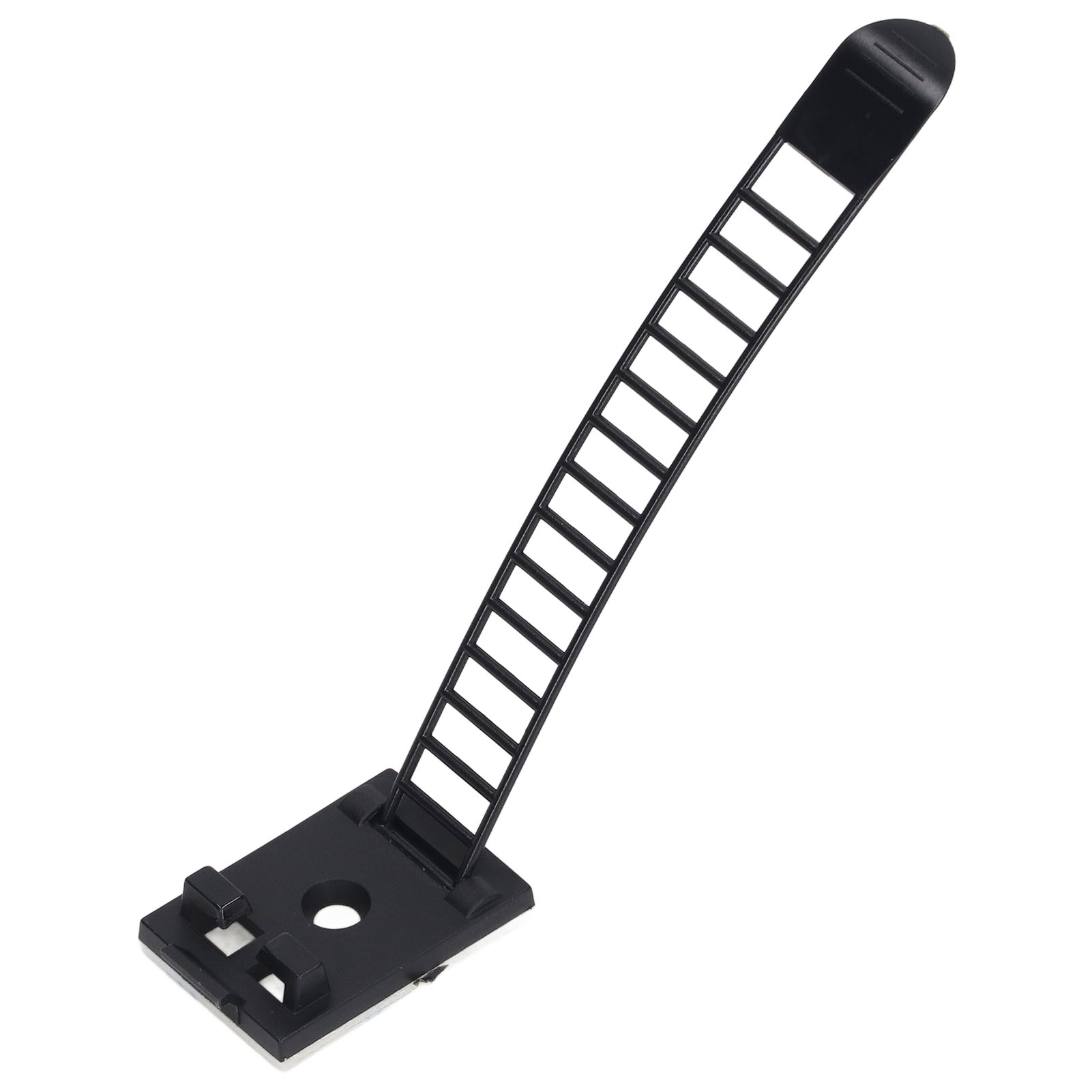 100 Selbstklebende Kabelbinder, Verstellbare Nylon-kabelclips, Kabelorganisator, Robuste Befestigung Fürs Büro, Schwarz
