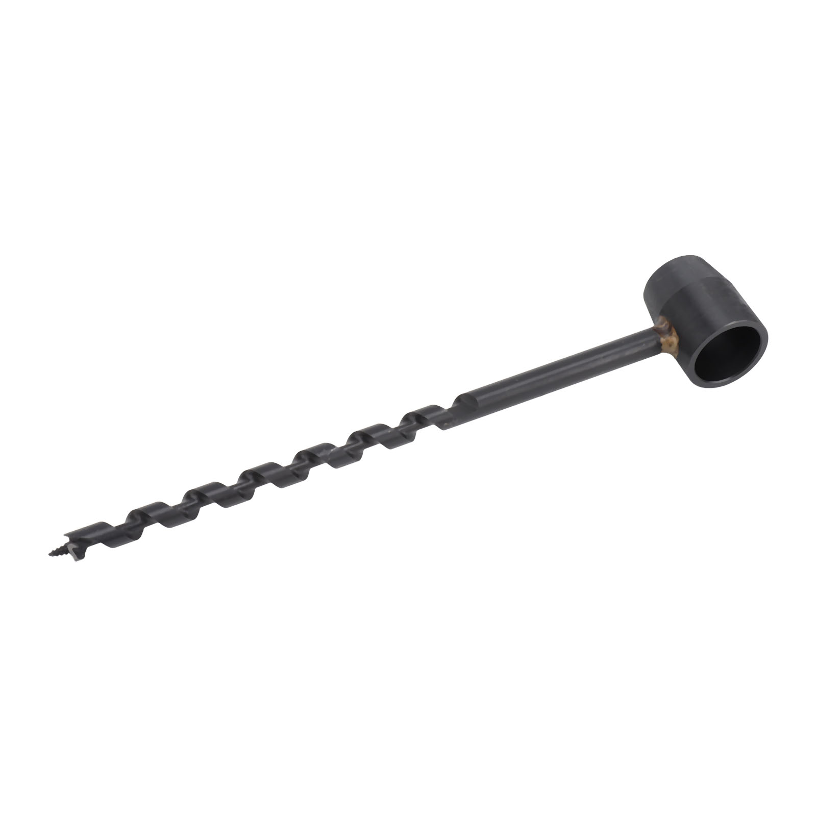 Schwarzer Handbohrer, Spiralbohrer Mit Hoher Härte, Leicht Und Tragbar, Überlebenswerkzeug Für Holzarbeiten Und Heimwerkerprojekte Im Freien, Durchmesser 10–230 Mm / 0,39–9,06 Zoll