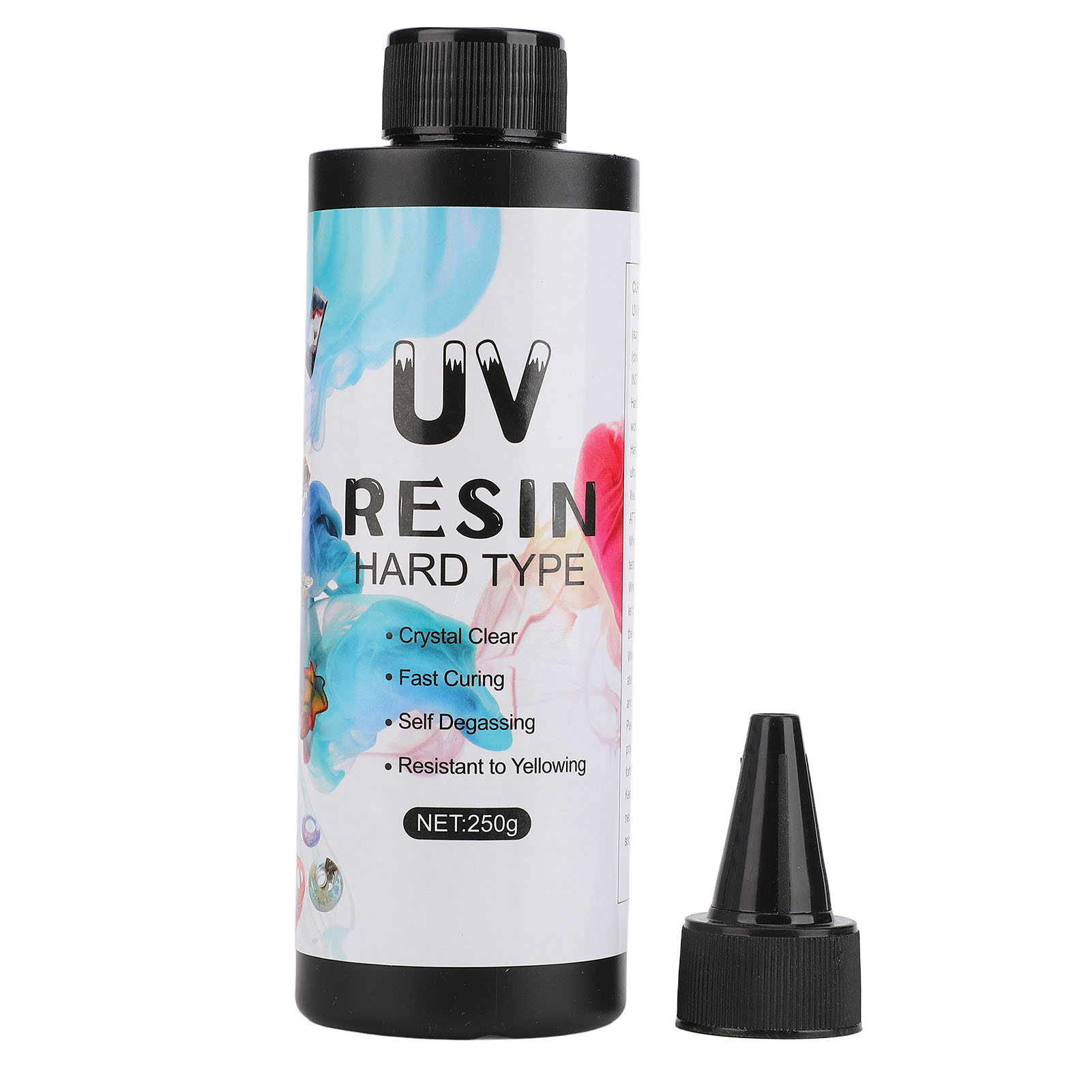 Klares Uv-harz, Vergilbungsbeständig, Schnellhärtend, Bastelkleber Für Dekorationen, 250 G