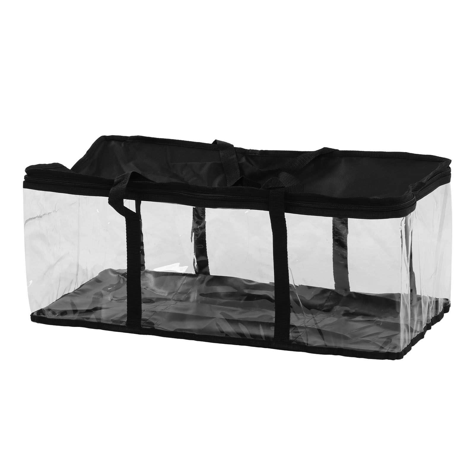 Transparenter Werkzeugkoffer Aus Pvc, Reißverschluss, Staubdicht, Großes Fassungsvermögen, Diy-organizer, 64 X 32,5 X 25 Cm