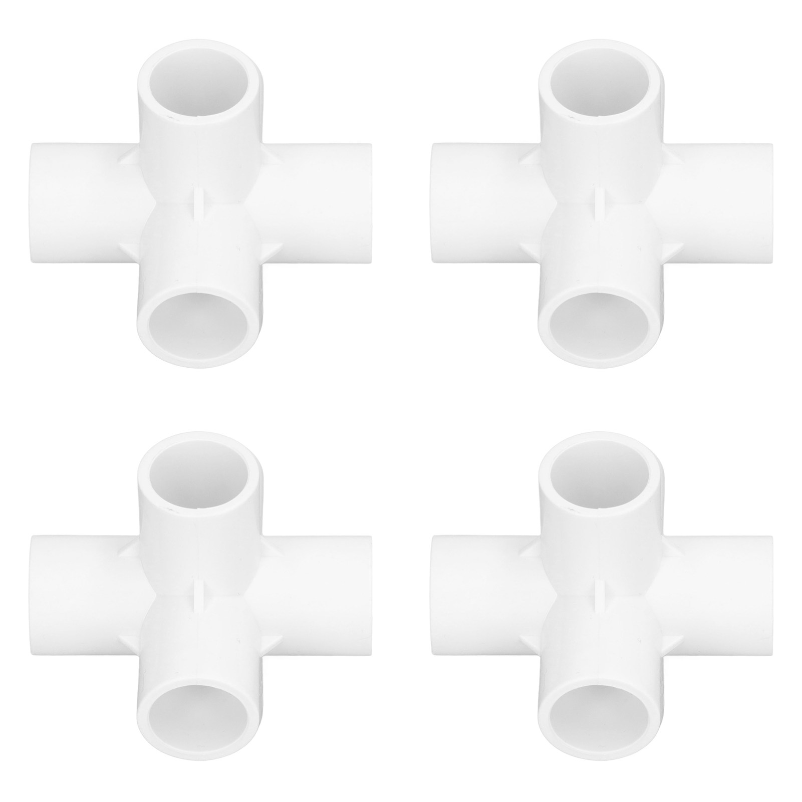 6-wege-pvc-fitting, 10 Stück, 20 Mm Innendurchmesser, Winkel, Weißer Verbinder Für Rohrleitungen