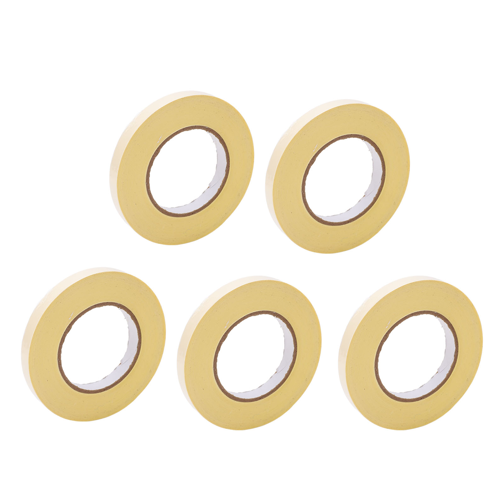Weißes Acetatgewebe-klebeband, 5 Rollen, 0,22 Mm Dick, Flammhemmend, Für Elektronische Verkabelung Und Bildschirme