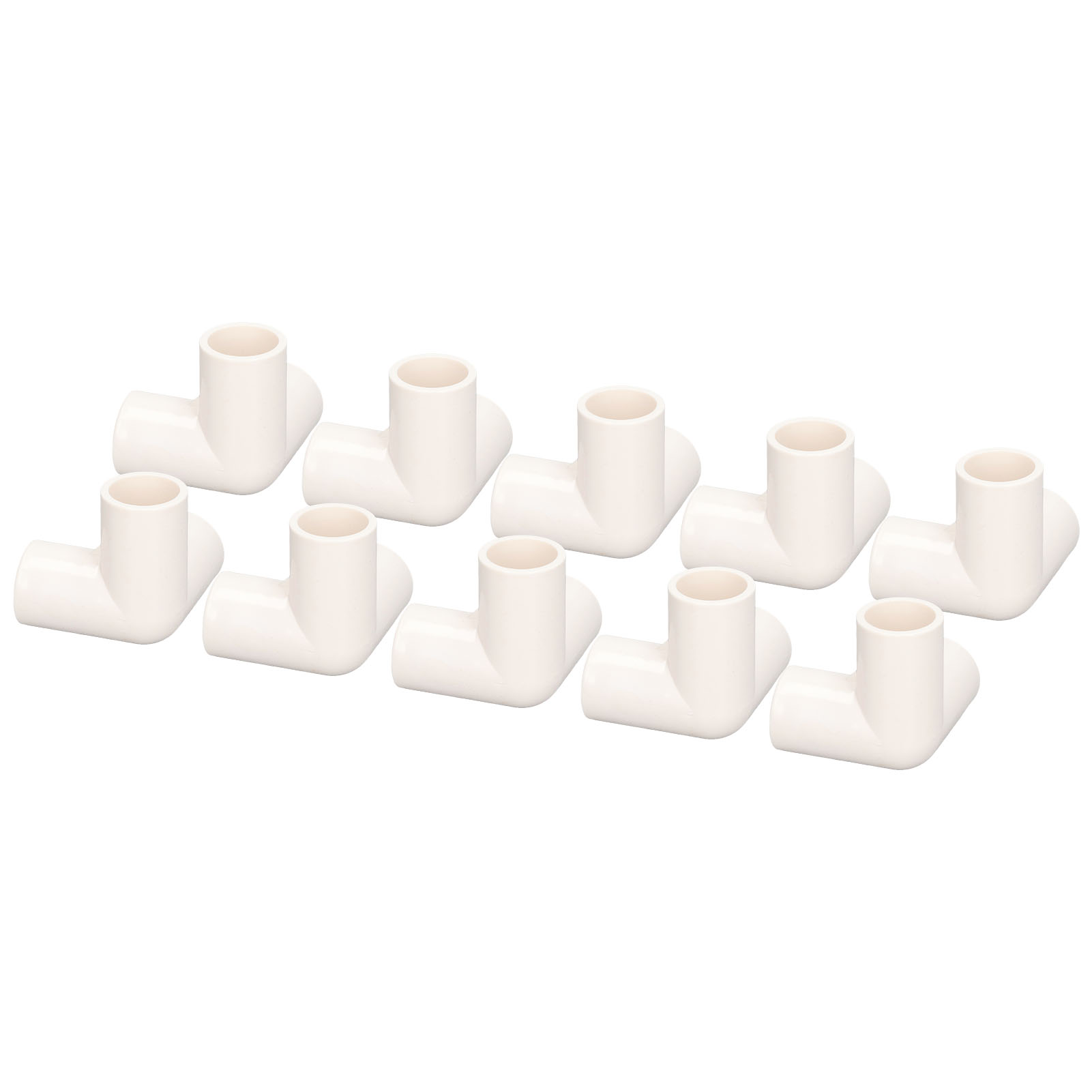 3-wege-pvc-fitting, Weiß, 25 Mm – 10 Stück T-stücke, Winkel Und Rohrverbinder Für Rohrleitungen