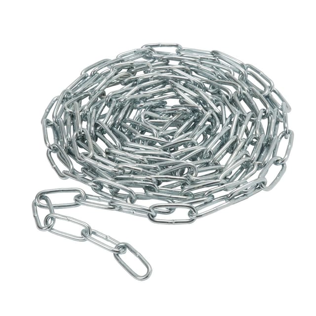 Conacord - Rundstahlkette 4mm x 5m Material Stahl verzinkt Gliederketten