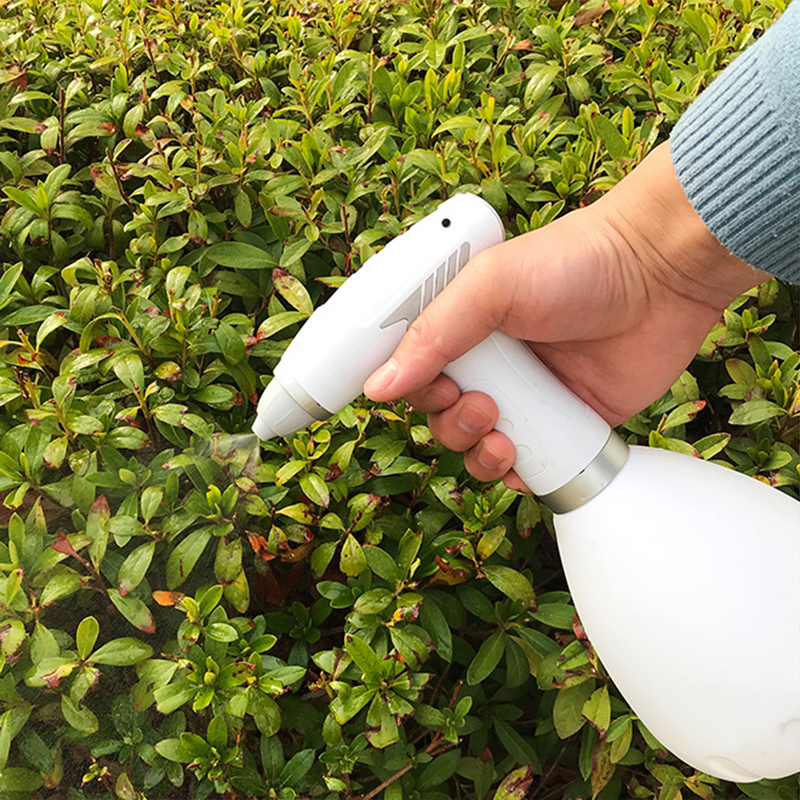 Elektrische Sprühflasche (1 Liter) Mit 2 Automatischen Bewässerungsmodi Für Pflanzen Und Hausgärten, Weiß