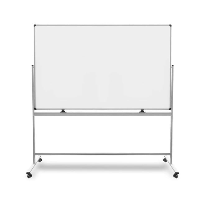 Floordirekt - Whiteboard Stanford pro Emailliert Mobil & drehbar 120 x 180 cm