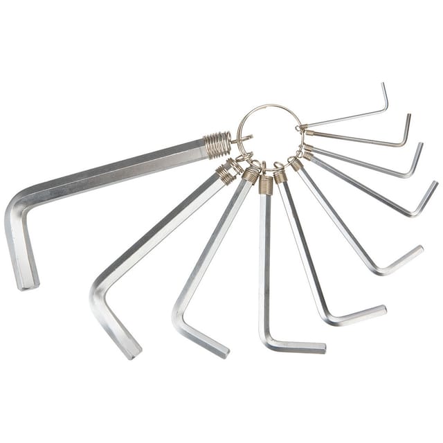 10 tlg. Sechskantschlüssel-Set