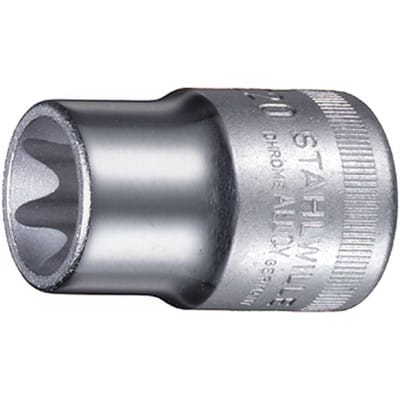 1/2' (12,5mm) Steckschlüsseleinsatz Innen-TORX E18 L.38mm - Stahlwille