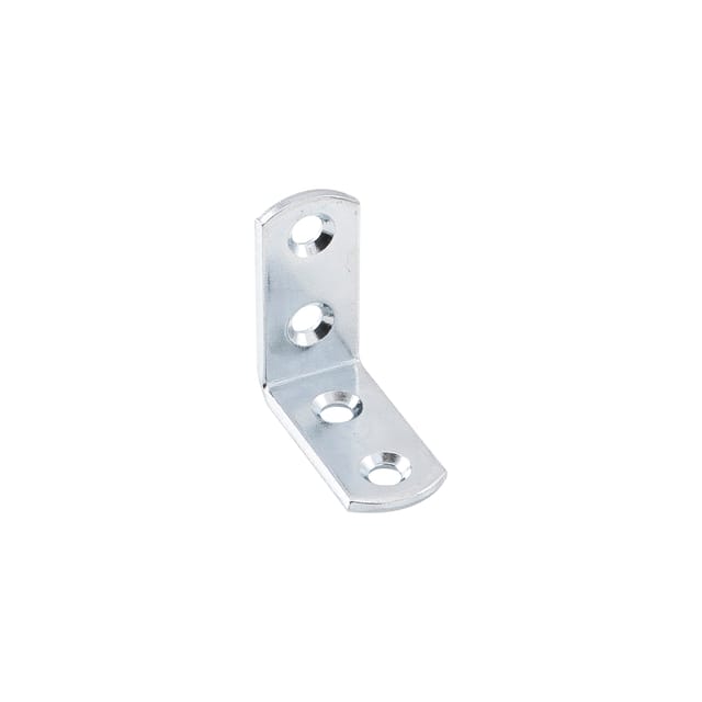 Hilber Winkel Winkelverbinder, L 60x60 mm, B 16 mm, 90 Grad, verzinkt, Verbindungswinkel für Holz, Möbel, und Metall, Befestigungswinkel