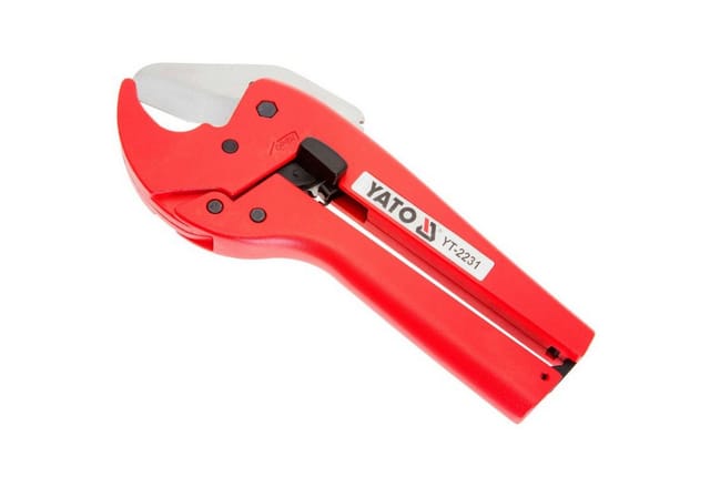 Pvc Rohrschneider 42mm Kunststoffrohrschneider verbesserte Klinge für hohe Beanspruchung Kunststoff-Rohrschneider zum Schneiden von PVC-Rohr PEX-Rohr