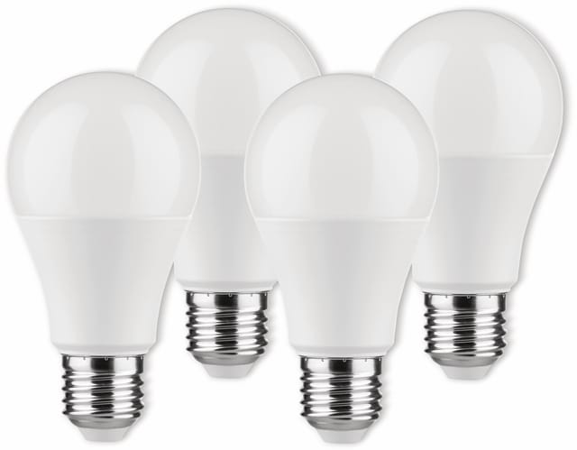 FP - müller-licht LED-Lampe Birnenform, 400263, eek: g, E27, 4.5 w, 470 lm, 2700 k, matt, 4 Stück