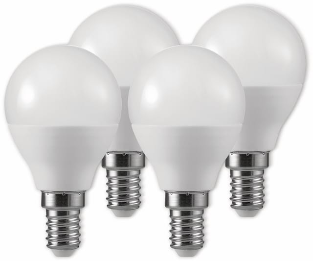 FP - müller-licht LED-Lampe, Tropfenform, 400257, E14, eek: g, 3 w, 250 lm, 2700 k, matt, 4 Stück