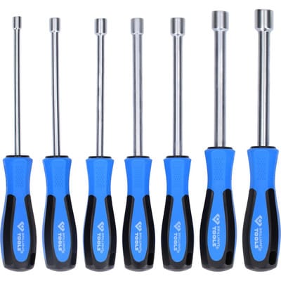 Brilliant Tools - Stecknuss-Schraubendreher-Satz, 7-tlg, 5 - 12 mm