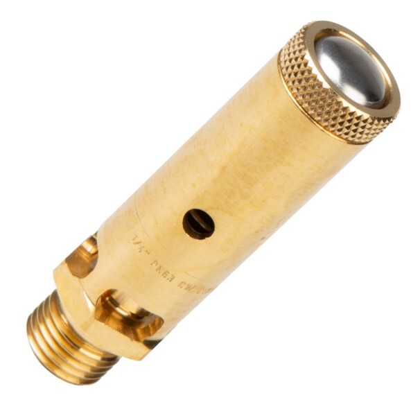 G 1/4'' Messing Voreinstellbares Sicherheitsventil 15,2 bar (220,46 psi) DN 8